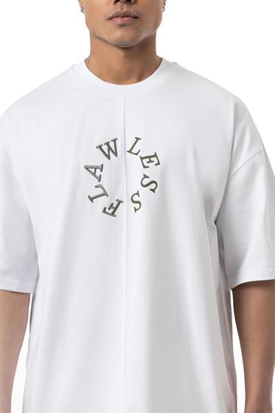 FLAWLESS Baskılı Oversize T-Shirt