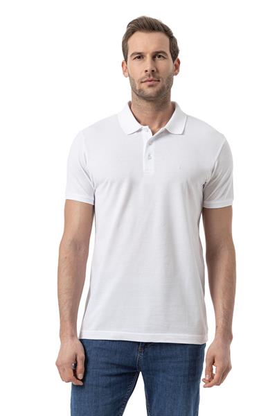 %100 Pamuklu Polo Yaka Tişört Premium PureFit