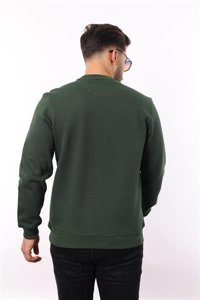 Rugatchi Şardonlu Pike Sweatshirt – %70 Pamuk %30 Viskoz Bisiklet Yaka