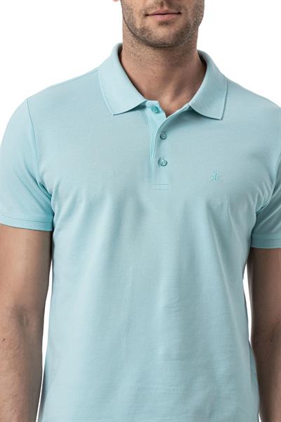 %100 Pamuklu Polo Yaka Tişört Premium PureFit