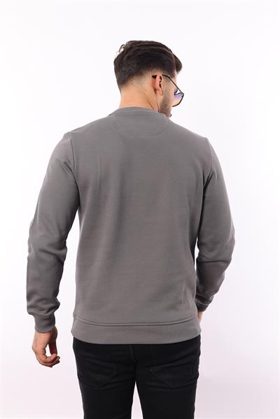 Rugatchi Şardonlu Pike Sweatshirt – %70 Pamuk %30 Viskoz Bisiklet Yaka