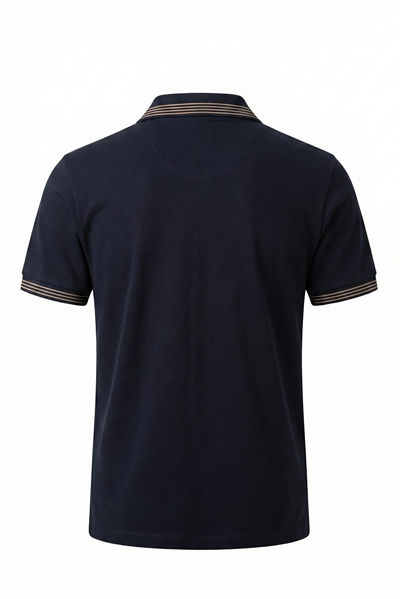 Erkek Likralı Esnek Fit Pike Polo