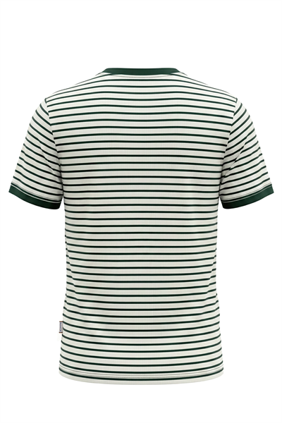 Erkek Waffle Çizgili Dokulu Tişört