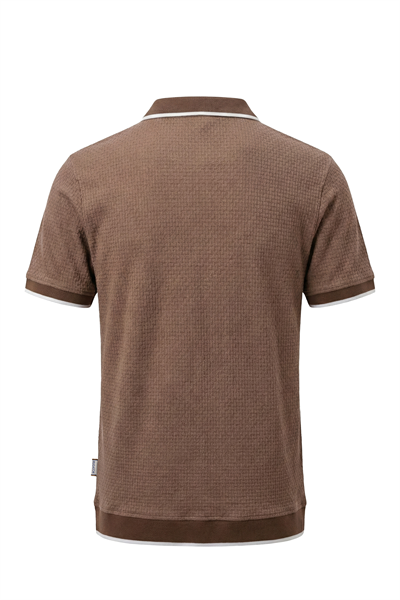 Erkek Triko Görünümlü Serin Polo