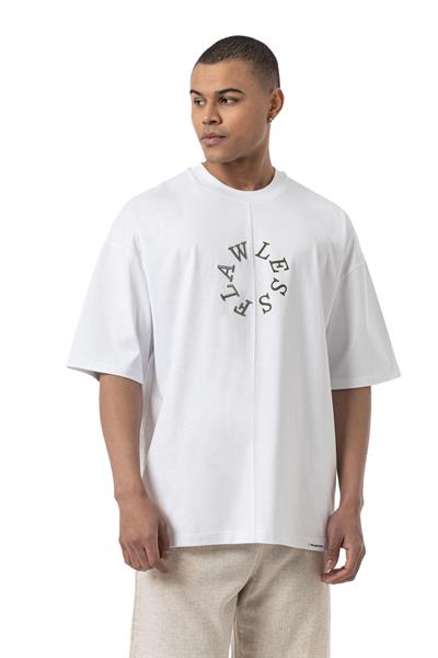 FLAWLESS Baskılı Oversize T-Shirt