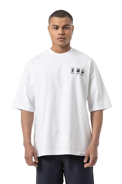 CONFISUON Baskılı Oversize T-Shirt