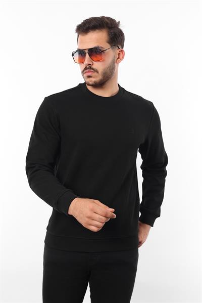 Rugatchi Şardonlu Pike Sweatshirt – %70 Pamuk %30 Viskoz Bisiklet Yaka