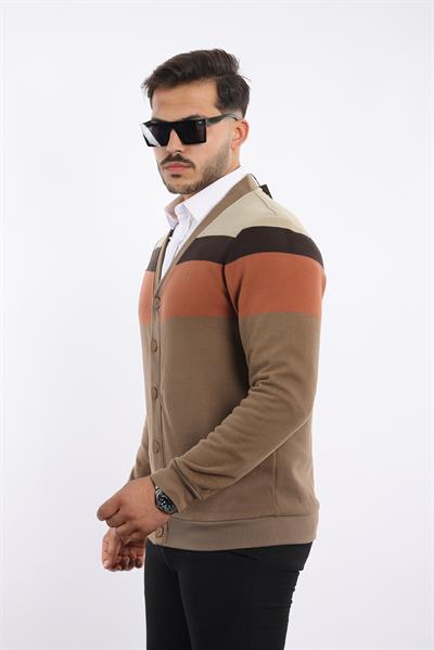 Triko Hırka Selanik Dokuma Düğmeli