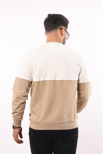 Battal 3 İplik Bisiklet Yaka Sweatshirt – Pamuk Viskon Regular Fit Rugatchi Exclusive