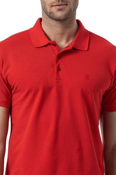 %100 Pamuklu Polo Yaka Tişört Premium PureFit