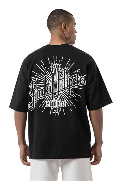 FRANKY HIPSTER Baskılı Oversize T-Shirt