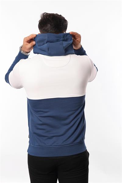 3 İplik Kapüşonlu Kanguru Cepli Sweatshirt – Pamuk Viskon Regular Fit Rugatchi Exclusive