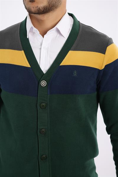 Triko Hırka Selanik Dokuma Düğmeli