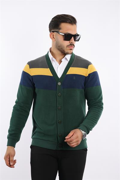 Triko Hırka Selanik Dokuma Düğmeli