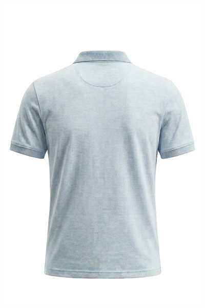 Erkek Kendinden Desenli Jakar Polo