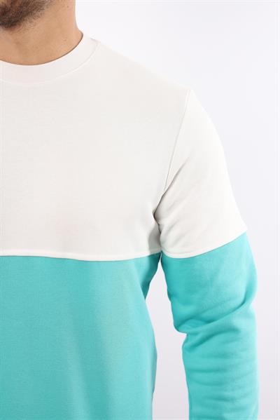 Battal 3 İplik Bisiklet Yaka Sweatshirt – Pamuk Viskon Regular Fit Rugatchi Exclusive