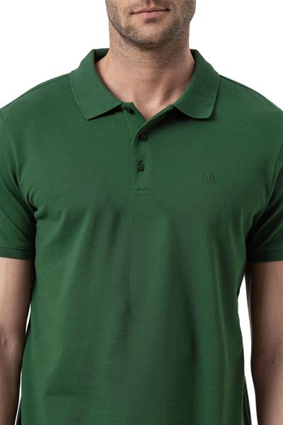 %100 Pamuklu Polo Yaka Tişört Premium PureFit