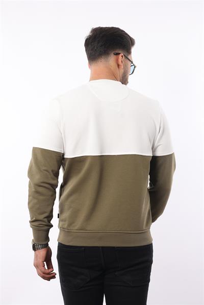 3 İplik Bisiklet Yaka Sweatshirt – Pamuk Viskon Regular Fit Rugatchi Exclusive