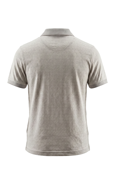 Erkek Kendinden Desenli Jakar Polo