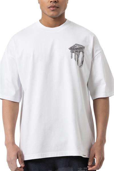 VENİ-VİDİ-VİCİ Baskılı Oversize T-Shirt