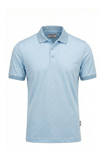 Erkek İnce Çizgi Detaylı İnterlok Polo