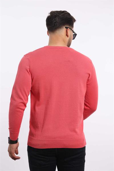 Premium Erkek V Yaka Triko — %100 Pamuk, Nefes Alan Konforlu Kazak