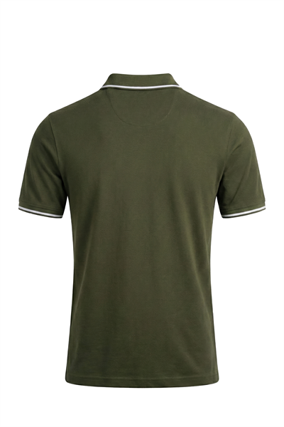 Erkek Tam Esnek Likralı Polo Tişört