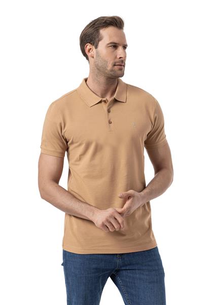 %100 Pamuklu Polo Yaka Tişört Premium PureFit