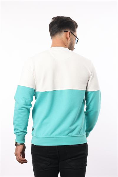 Battal 3 İplik Bisiklet Yaka Sweatshirt – Pamuk Viskon Regular Fit Rugatchi Exclusive