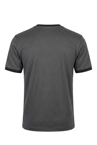 Erkek İnterlok Parlak Dokulu Bisiklet Yaka