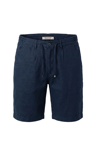 Erkek Keten Dokulu Fermuarlı Şort