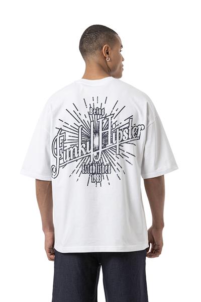 FRANKY HIPSTER Baskılı Oversize T-Shirt