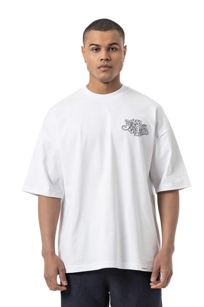 FRANKY HIPSTER Baskılı Oversize T-Shirt