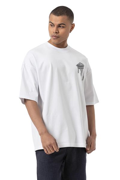 VENİ-VİDİ-VİCİ Baskılı Oversize T-Shirt