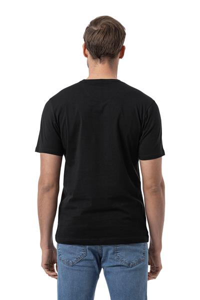 Baskılı Bisiklet Yaka T-Shirt