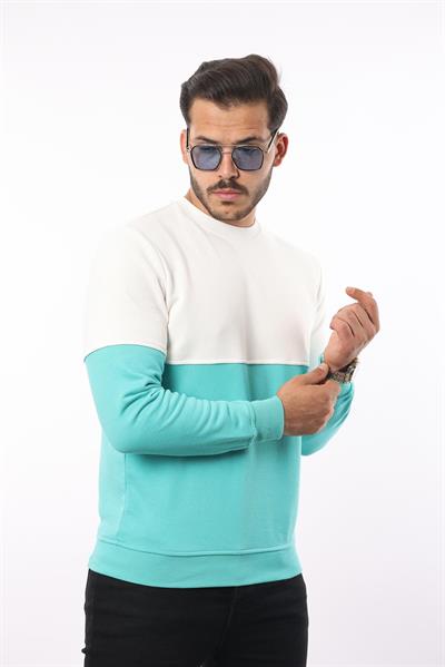 Battal 3 İplik Bisiklet Yaka Sweatshirt – Pamuk Viskon Regular Fit Rugatchi Exclusive