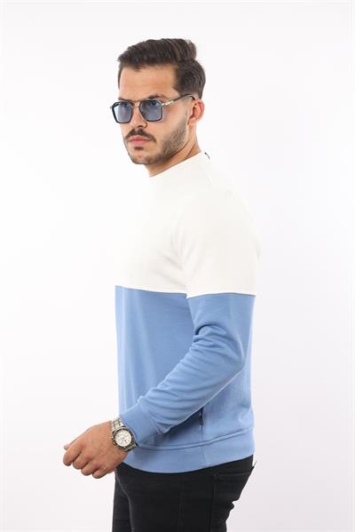 Battal 3 İplik Bisiklet Yaka Sweatshirt – Pamuk Viskon Regular Fit Rugatchi Exclusive