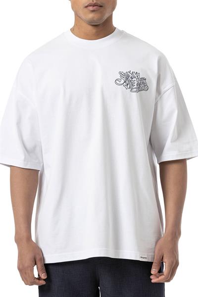 FRANKY HIPSTER Baskılı Oversize T-Shirt
