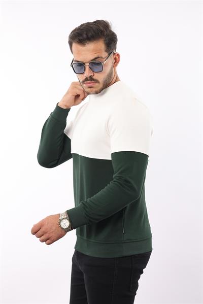 Battal 3 İplik Bisiklet Yaka Sweatshirt – Pamuk Viskon Regular Fit Rugatchi Exclusive