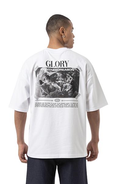 GLORY Baskılı Oversize T-Shirt