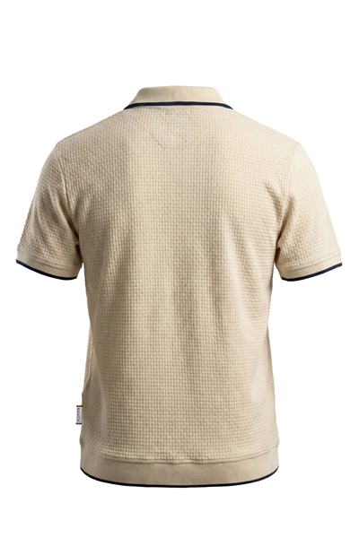 Erkek Triko Görünümlü Serin Polo