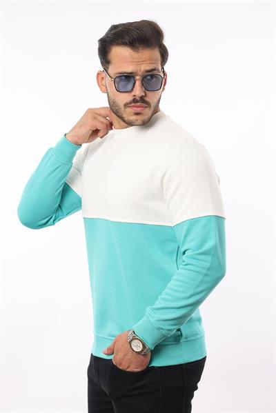 Battal 3 İplik Bisiklet Yaka Sweatshirt – Pamuk Viskon Regular Fit Rugatchi Exclusive