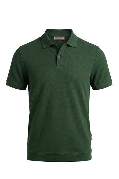 Erkek Waffle Dokulu Esnek Polo Tişört