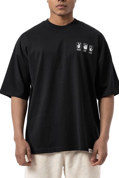 CONFISUON Baskılı Oversize T-Shirt