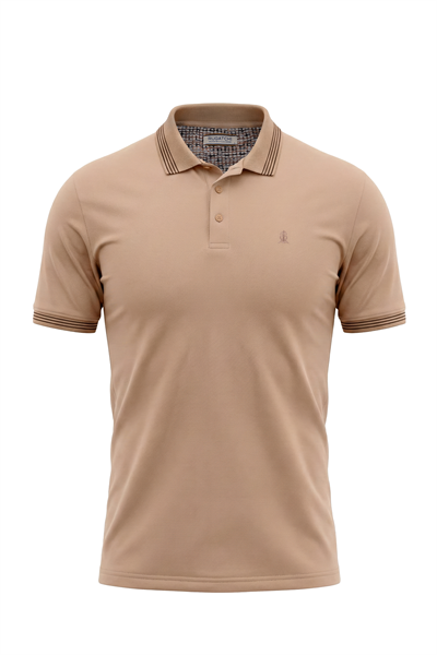 Erkek Likralı Esnek Fit Pike Polo