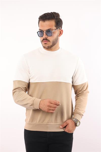 3 İplik Bisiklet Yaka Sweatshirt – Pamuk Viskon Regular Fit Rugatchi Exclusive
