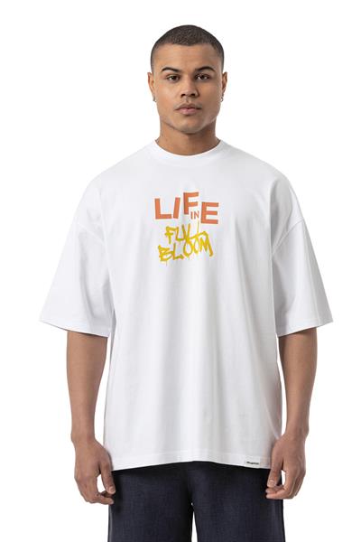 LIFE IN Baskılı Oversize T-Shirt