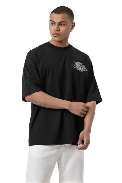 FRANKY HIPSTER Baskılı Oversize T-Shirt