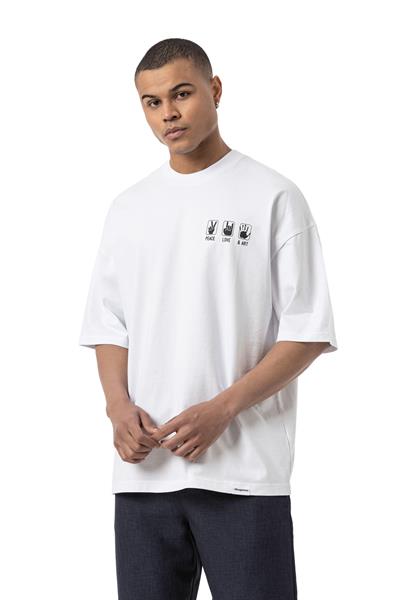 CONFISUON Baskılı Oversize T-Shirt