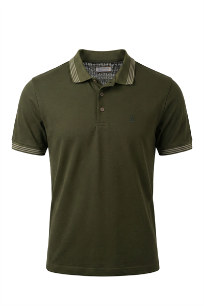 Erkek Likralı Esnek Fit Pike Polo